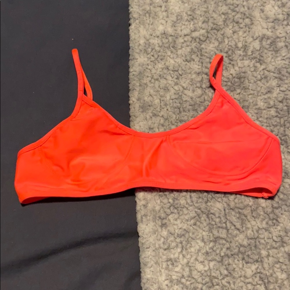 Neon Orange Bikini Top!